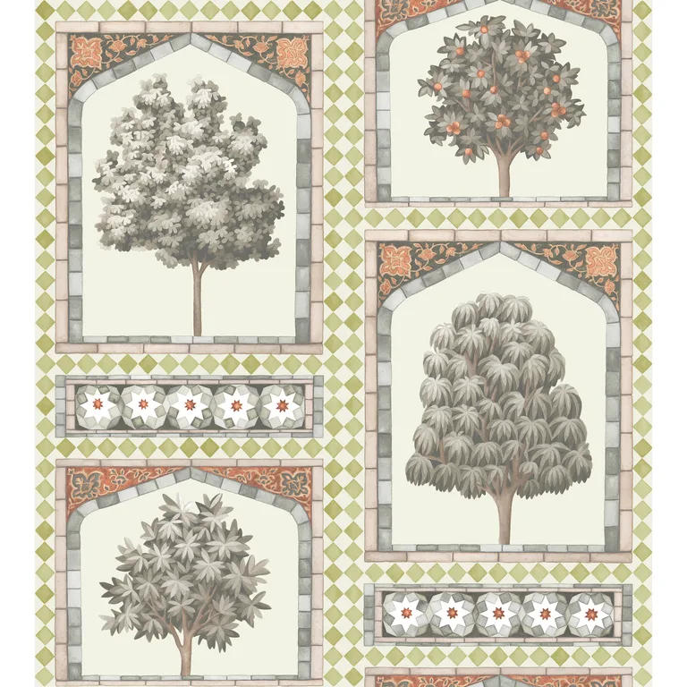 Cole & Son Sultan's Palace in Gold & Spice (113/10031.CS.0)