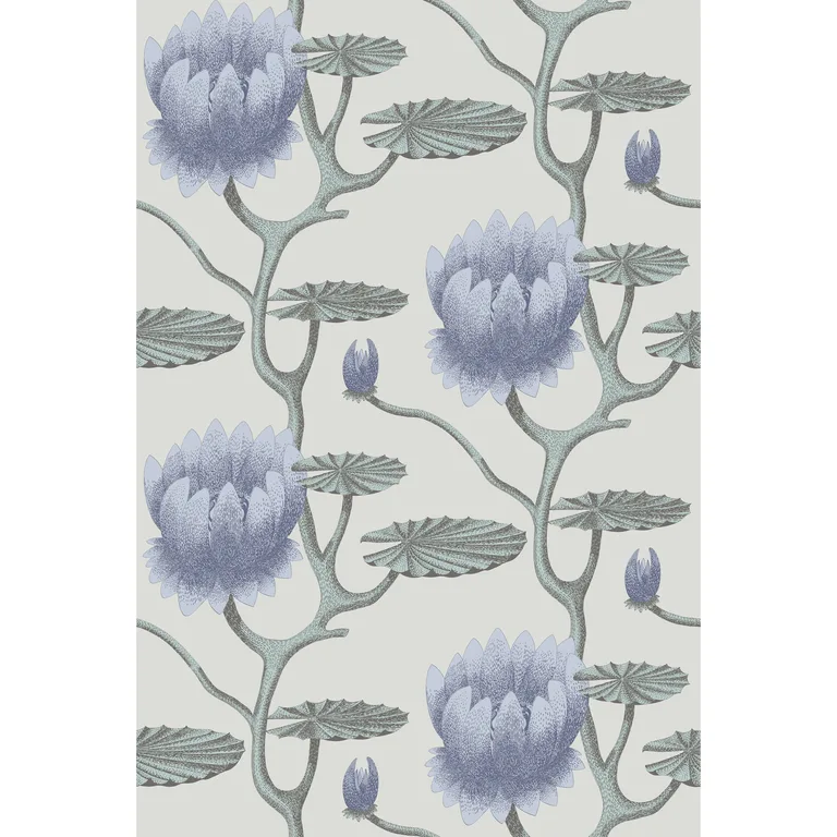 Cole & Son Summer Lily in Blu/Aq/Pearl (95/4024.CS.0)