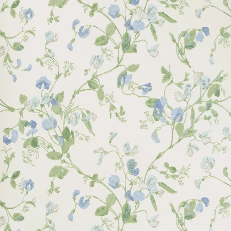 Cole & Son Sweet Pea in Blue (100/6031.CS.0)