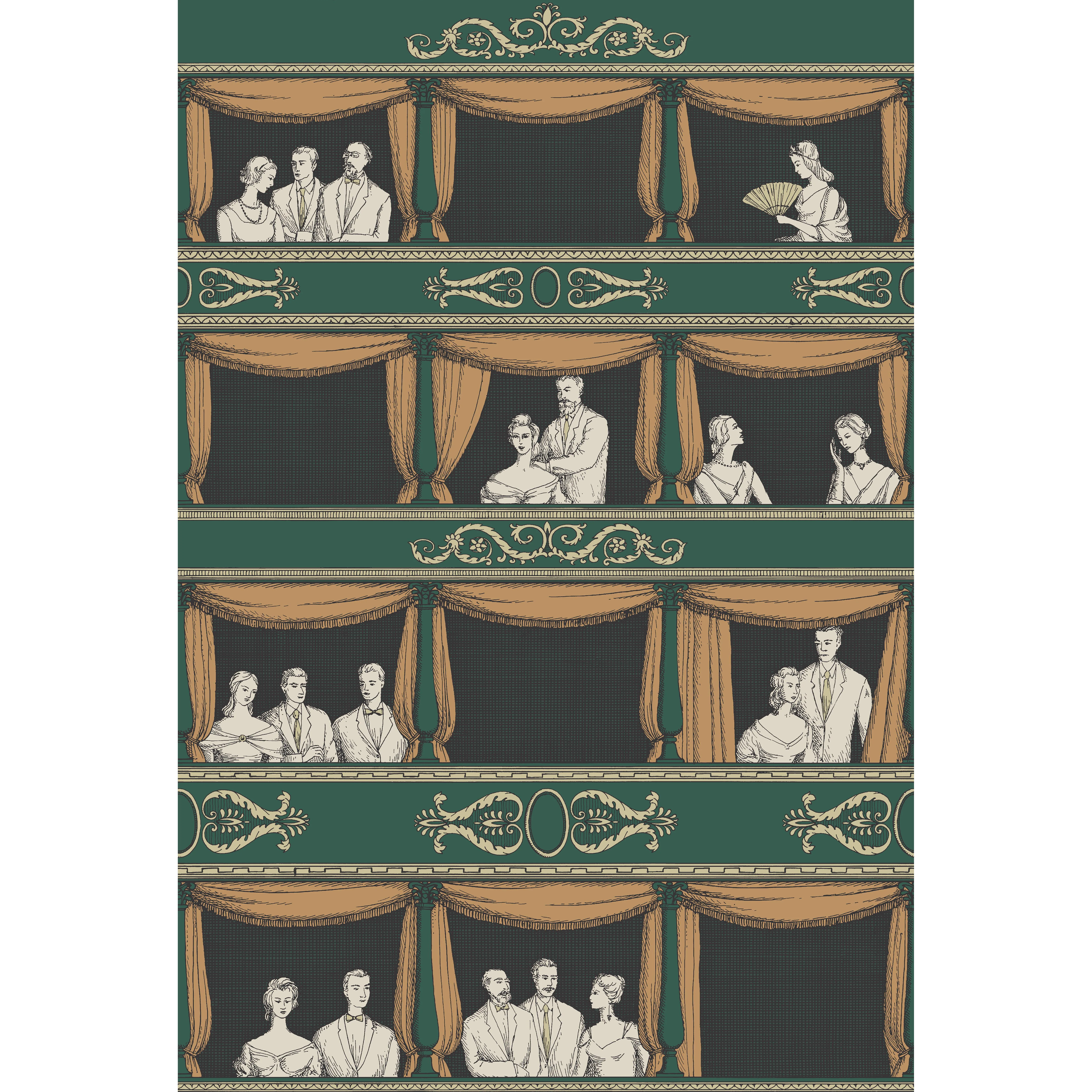 Cole & Son Teatro in Racing Car Green (114/4009.CS.0)