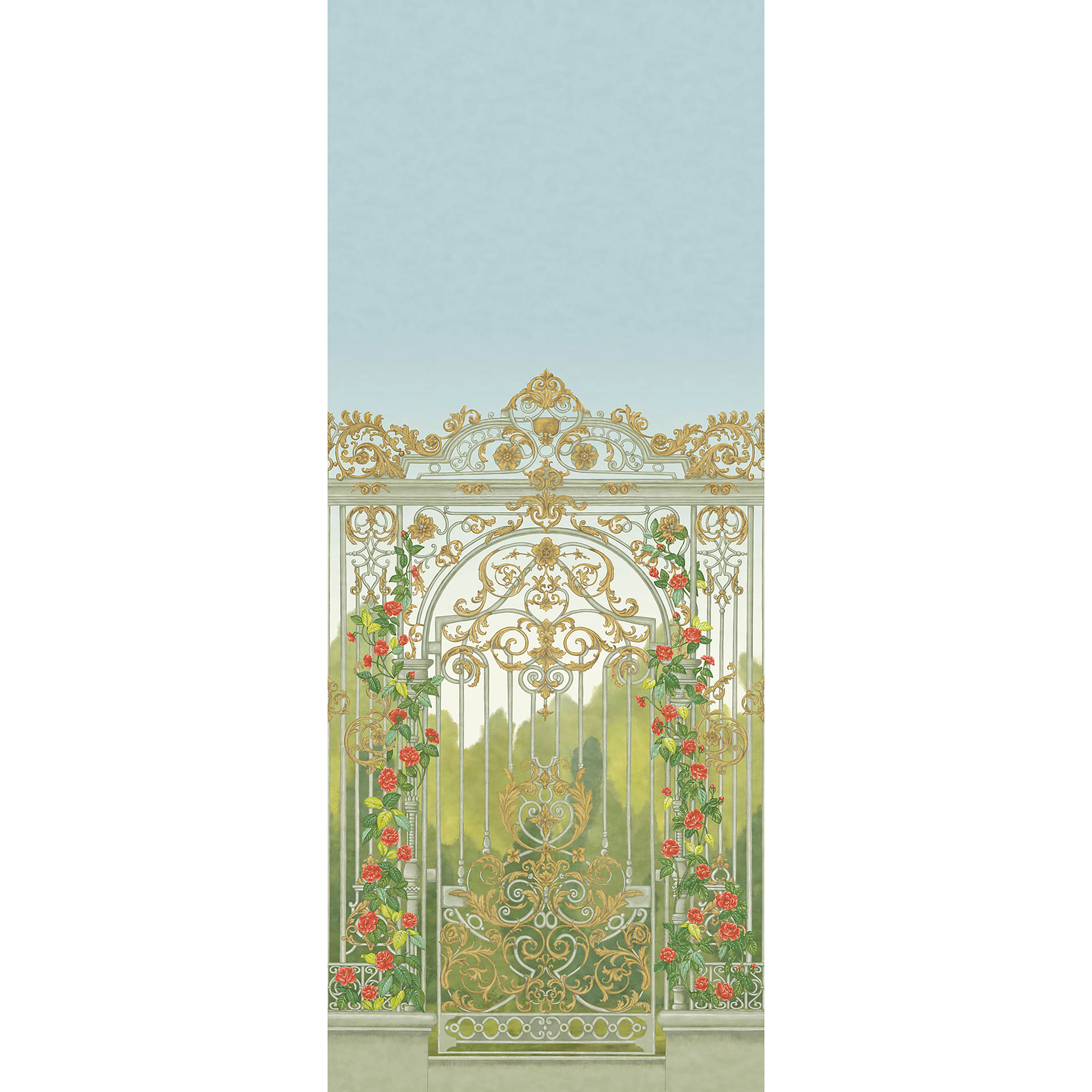 Cole & Son Tijou Gate in Spring Green (118/8017.CS.0)