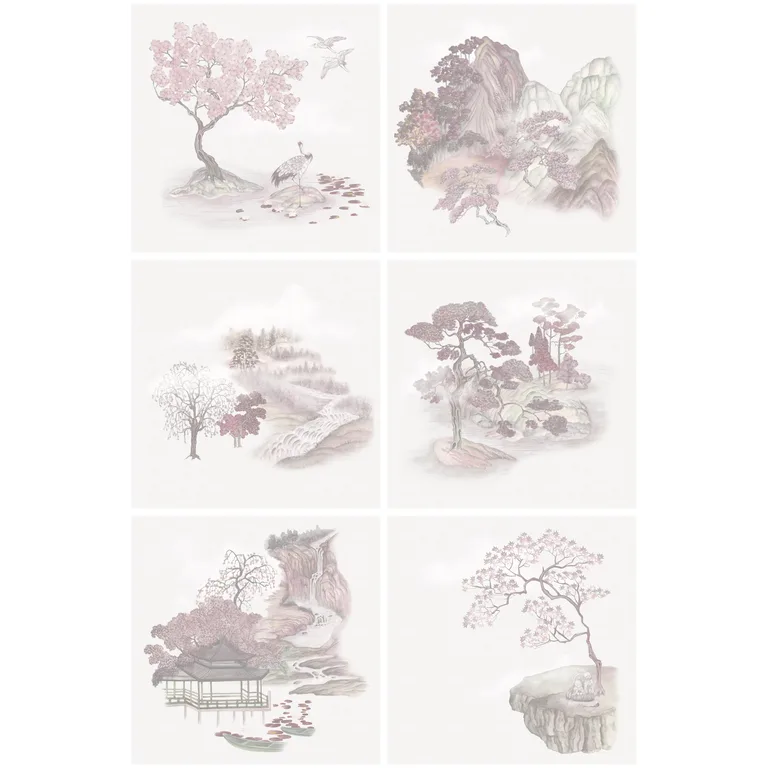 Cole & Son Tile Toile in Pink (126/10035.CS.0)