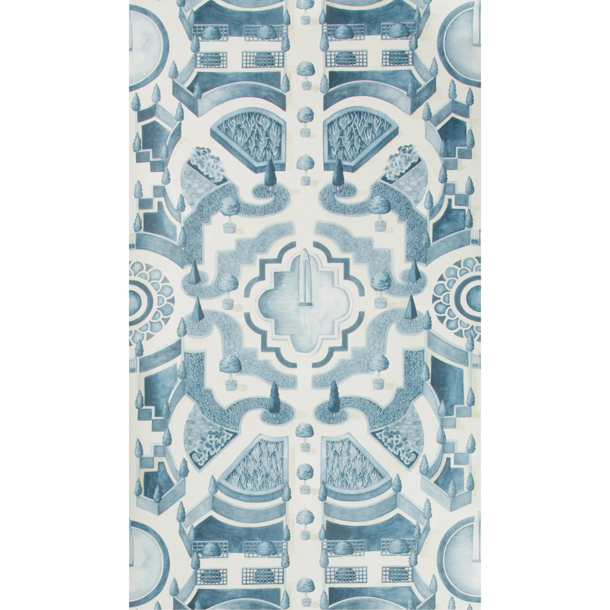 Cole & Son Topiary in China Blue (115/2007.CS.0)