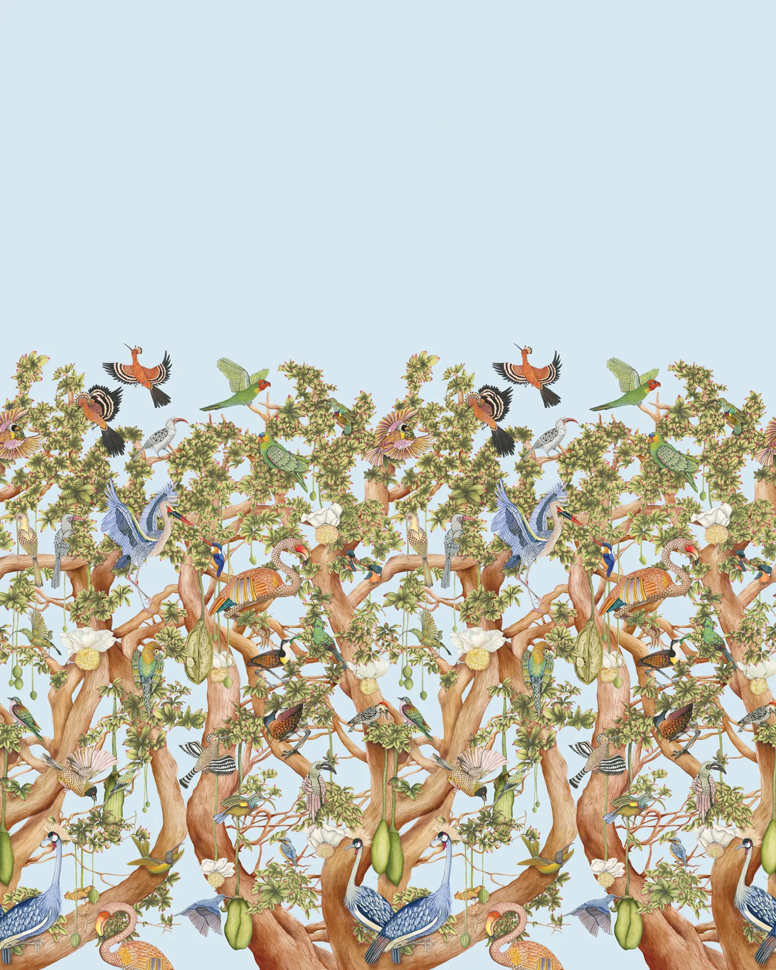 Cole & Son Tree of Life in Sky Blue (129/1003.CS.0)