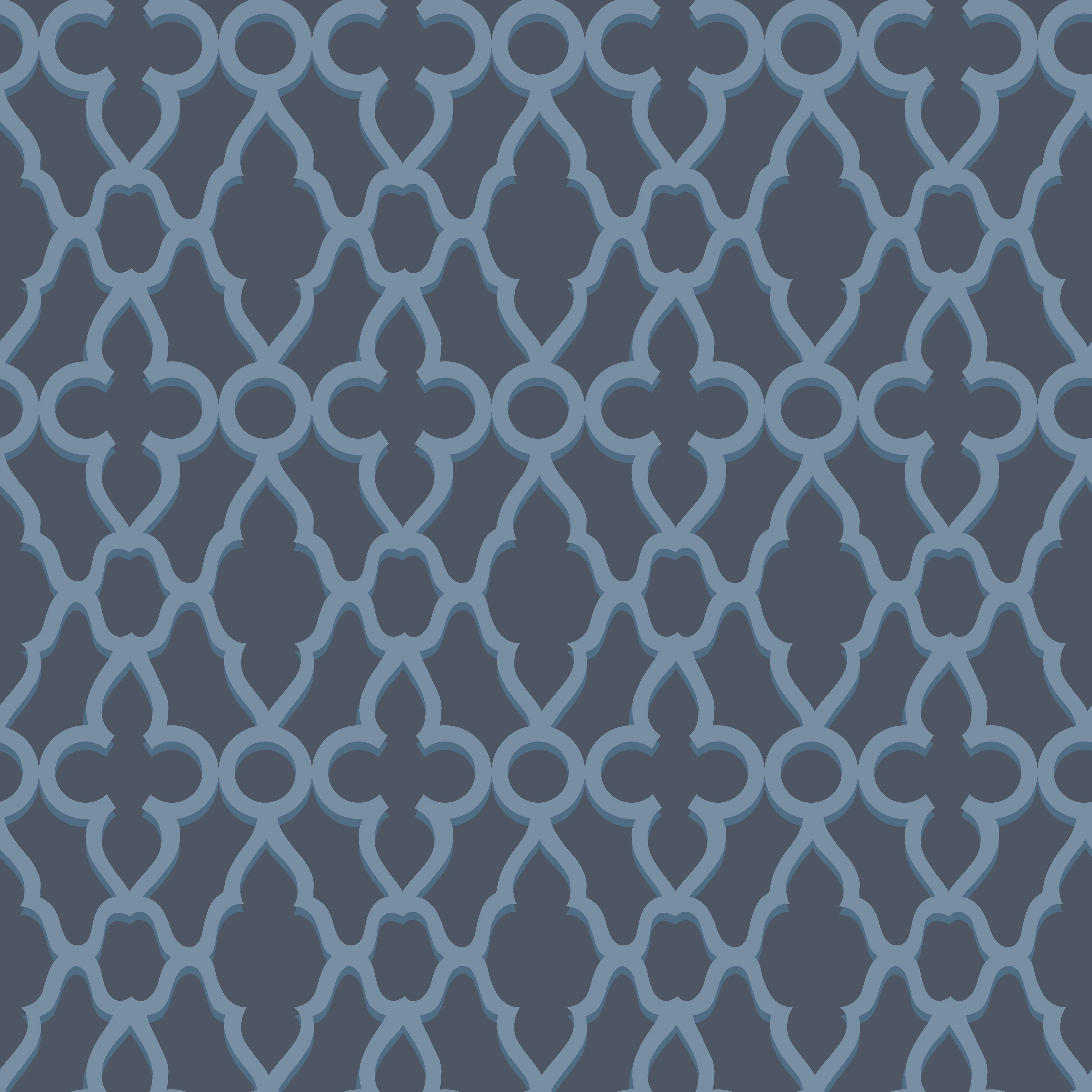 Cole & Son Treillage in Cerulean/Midnig (116/6024.CS.0)