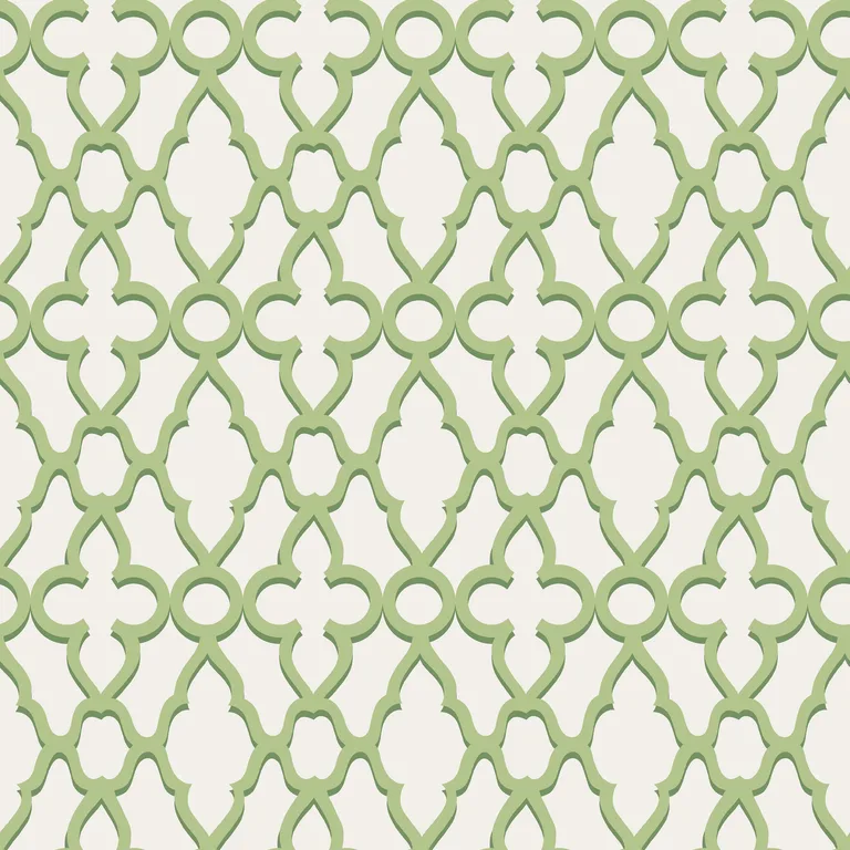 Cole & Son Treillage in Leaf Green/Chlk (116/6022.CS.0)