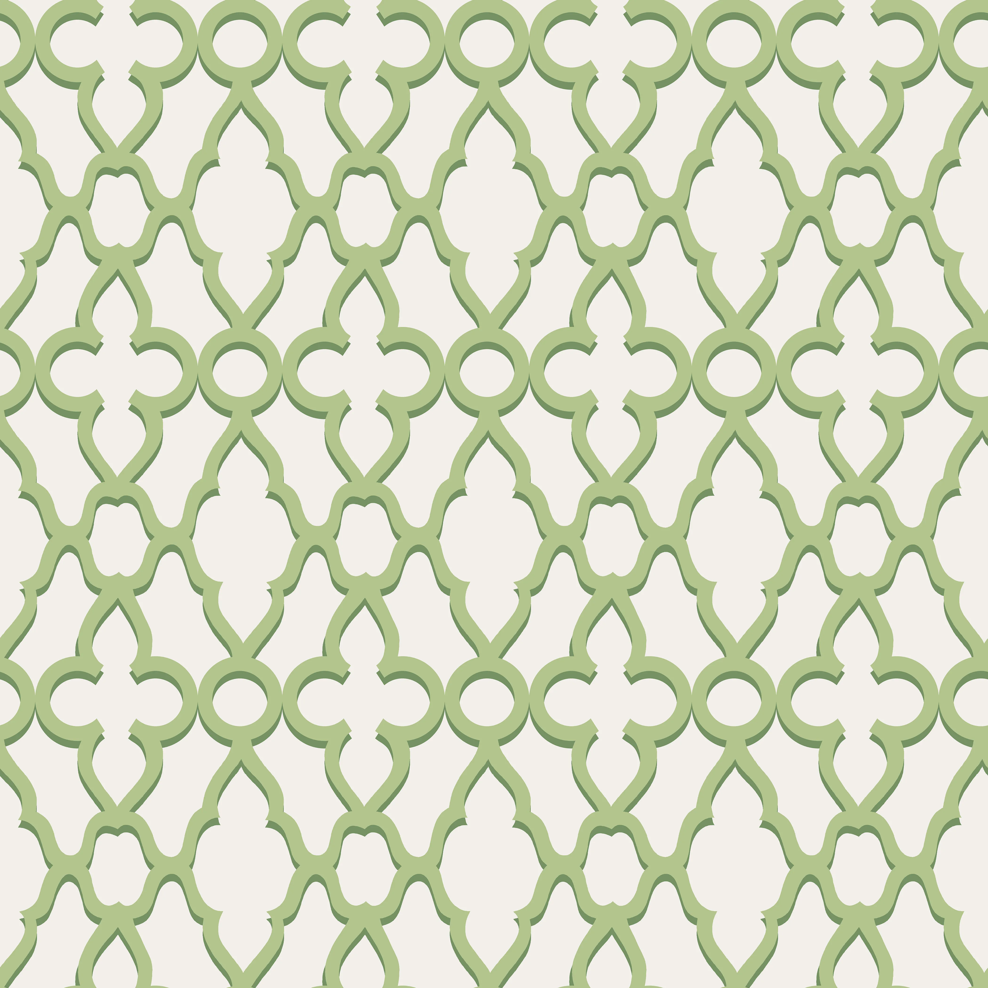 Cole & Son Treillage in Leaf Green/Chlk (116/6022.CS.0)