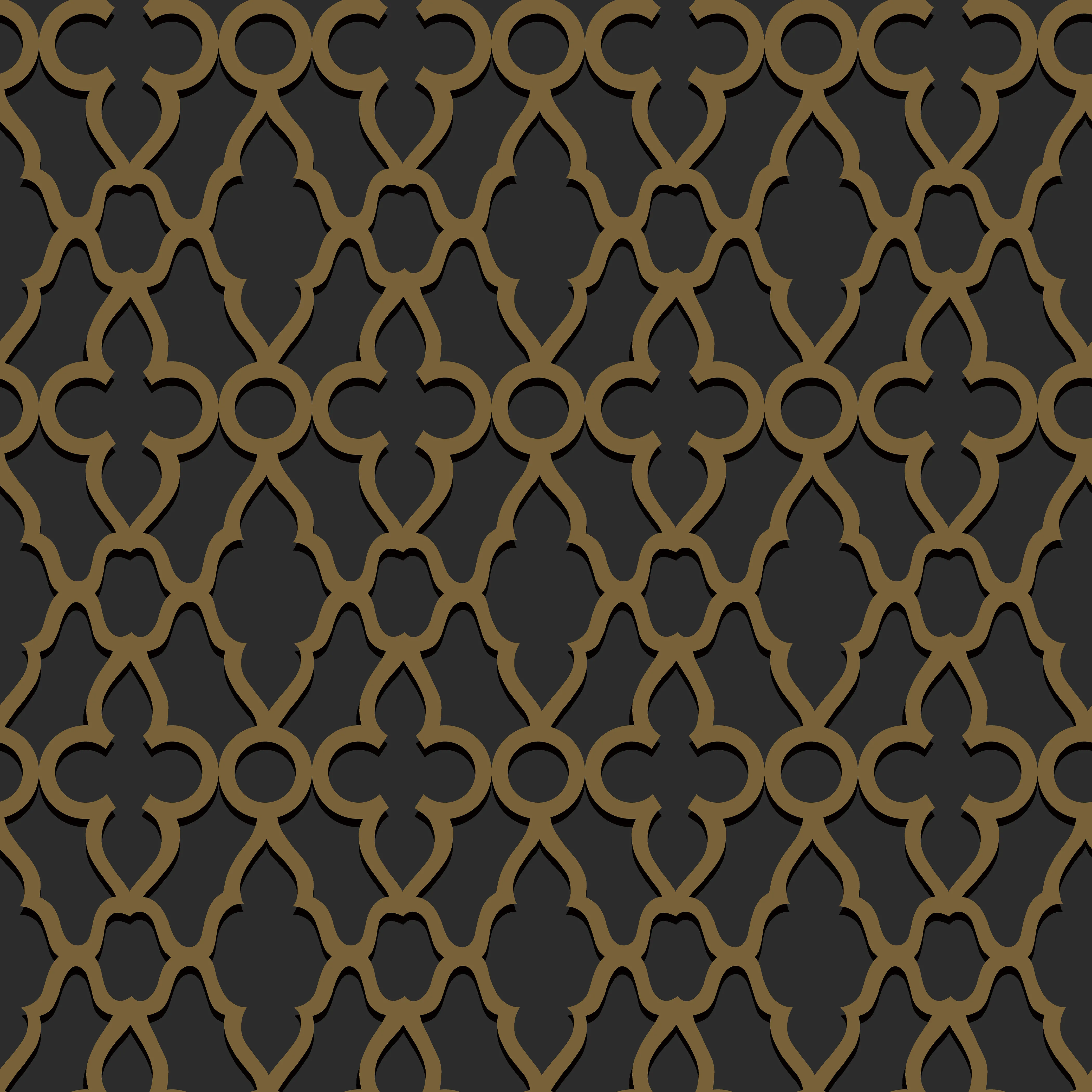 Cole & Son Treillage in M Bronze/Char (116/6025.CS.0)