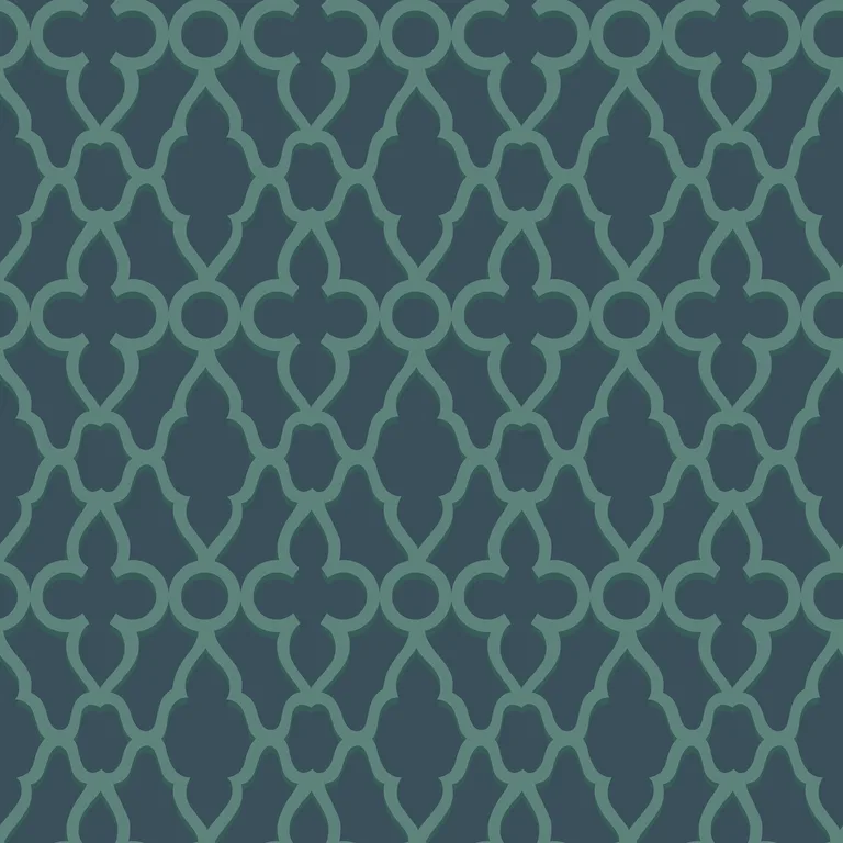 Cole & Son Treillage in Viridian/Ink (116/6023.CS.0)
