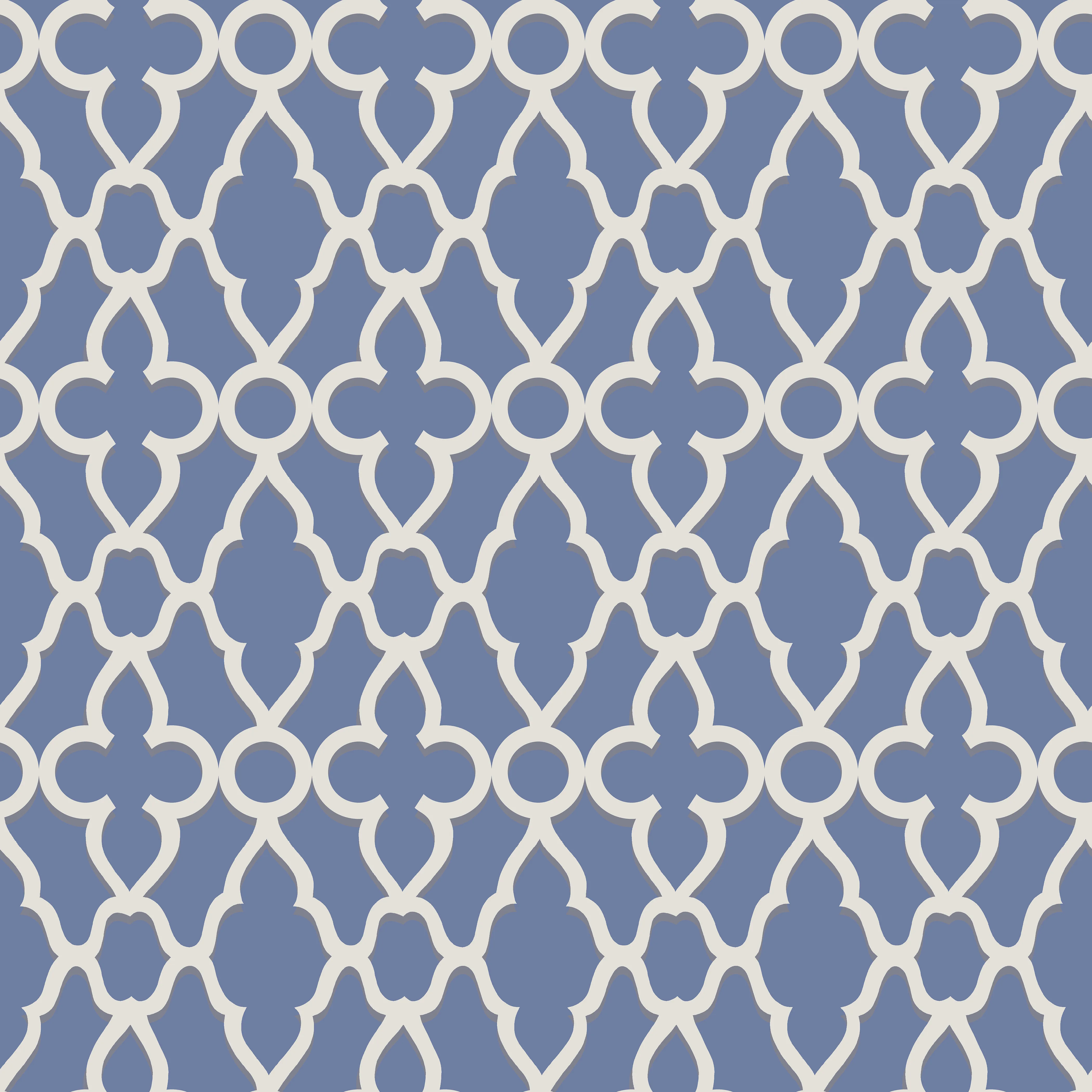 Cole & Son Treillage in White/Hyacinth (116/6021.CS.0)