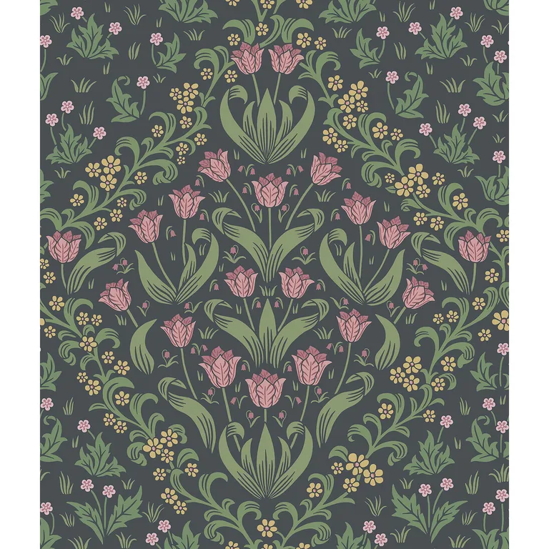 Cole & Son Tudor Garden in Plm&ogrn/Chr (118/2003.CS.0)