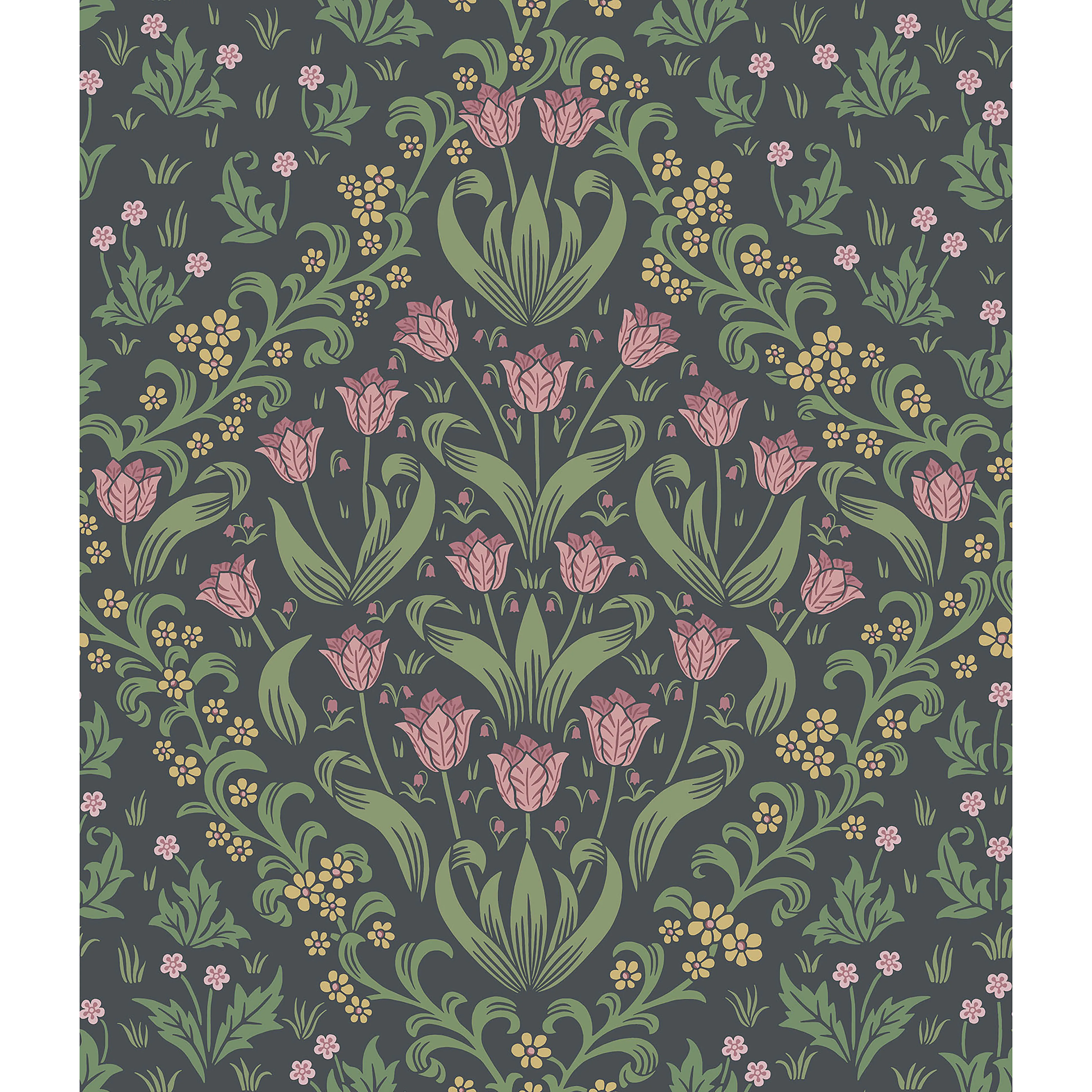 Cole & Son Tudor Garden in Plm&ogrn/Chr (118/2003.CS.0)