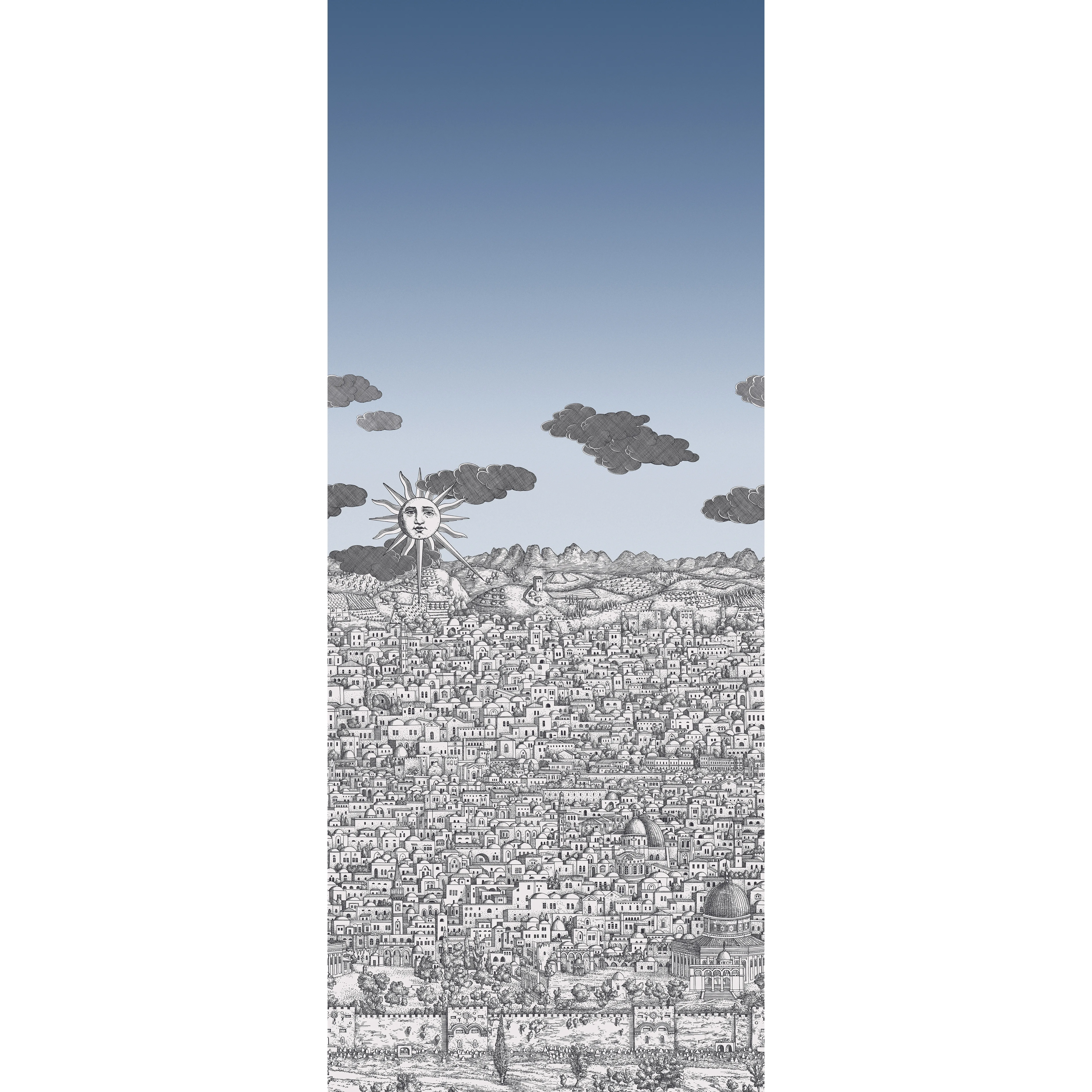 Cole & Son Vista Mediterranea in Blue (123/3014.CS.0)