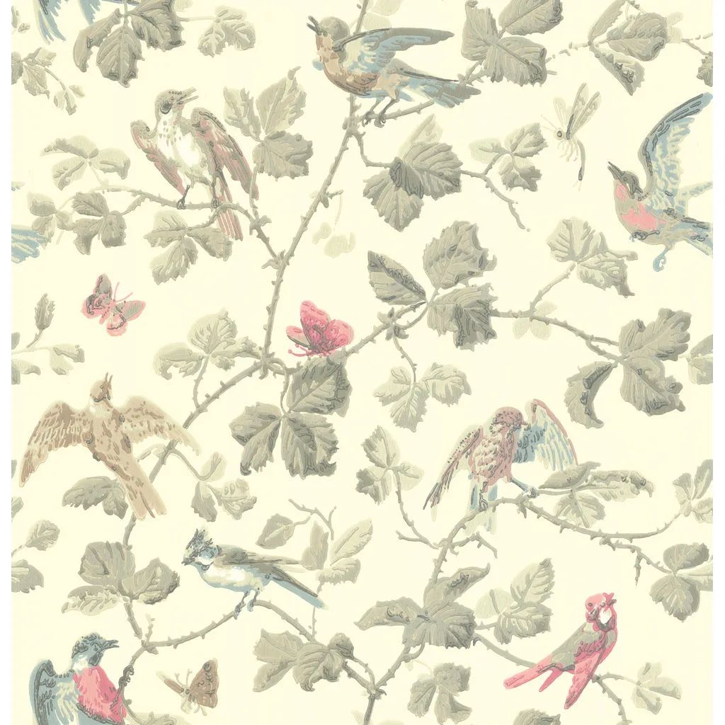 Cole & Son Winter Birds in Linen (100/2009.CS.0)