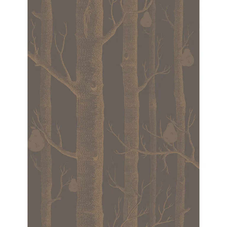 Cole & Son Woods & Pears in Bronze/Black (95/5028.CS.0)