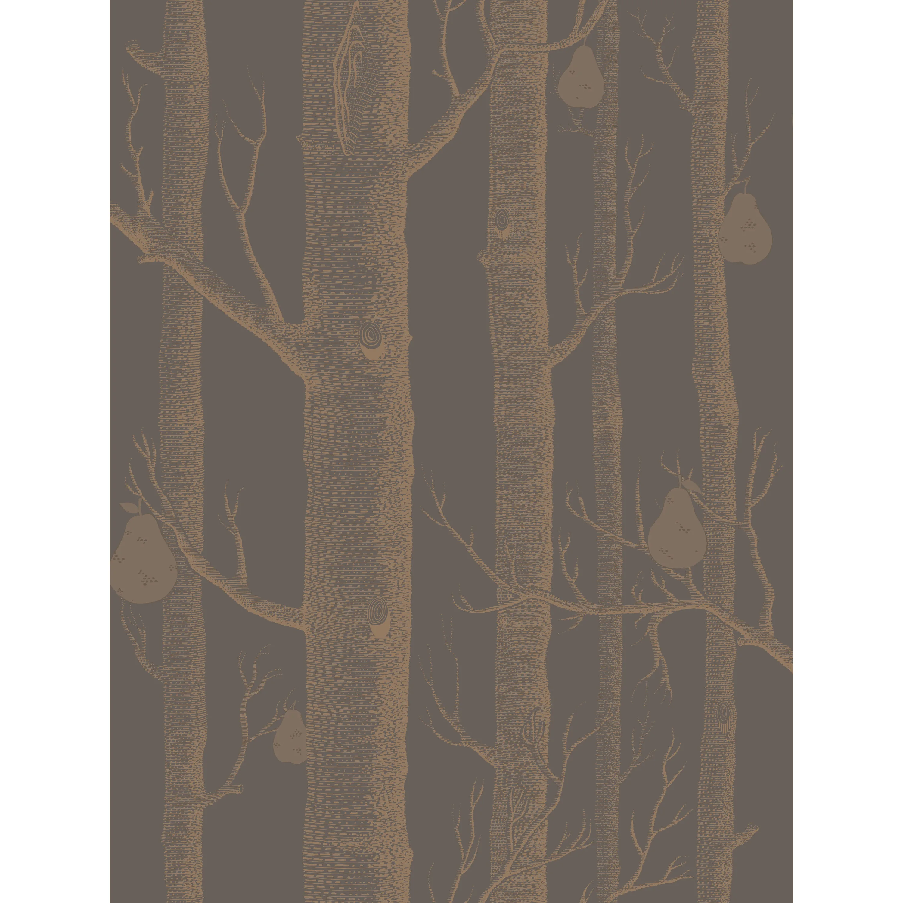 Cole & Son Woods & Pears in Bronze/Black (95/5028.CS.0)