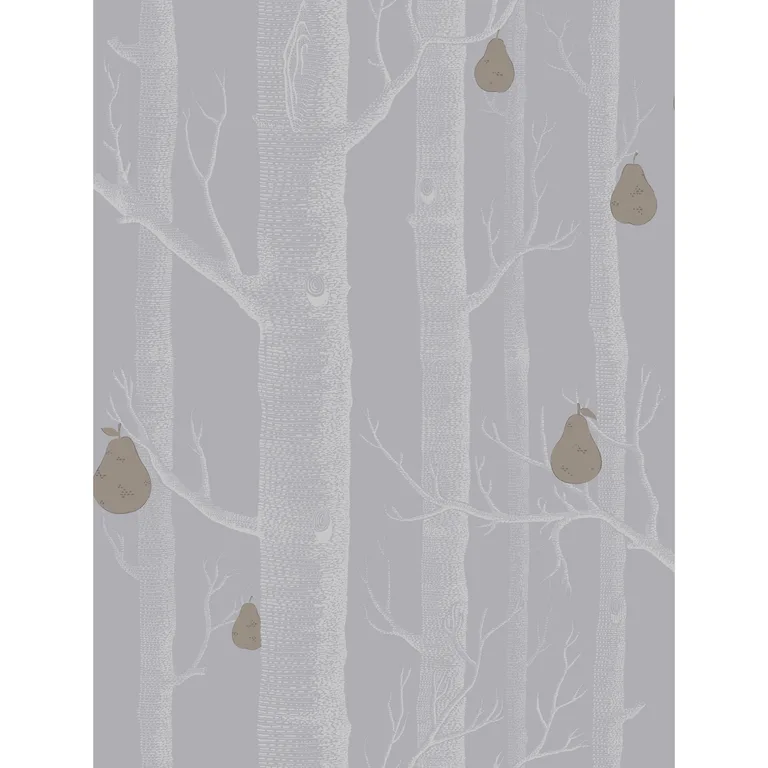 Cole & Son Woods & Pears in Slate/Silver (95/5030.CS.0)