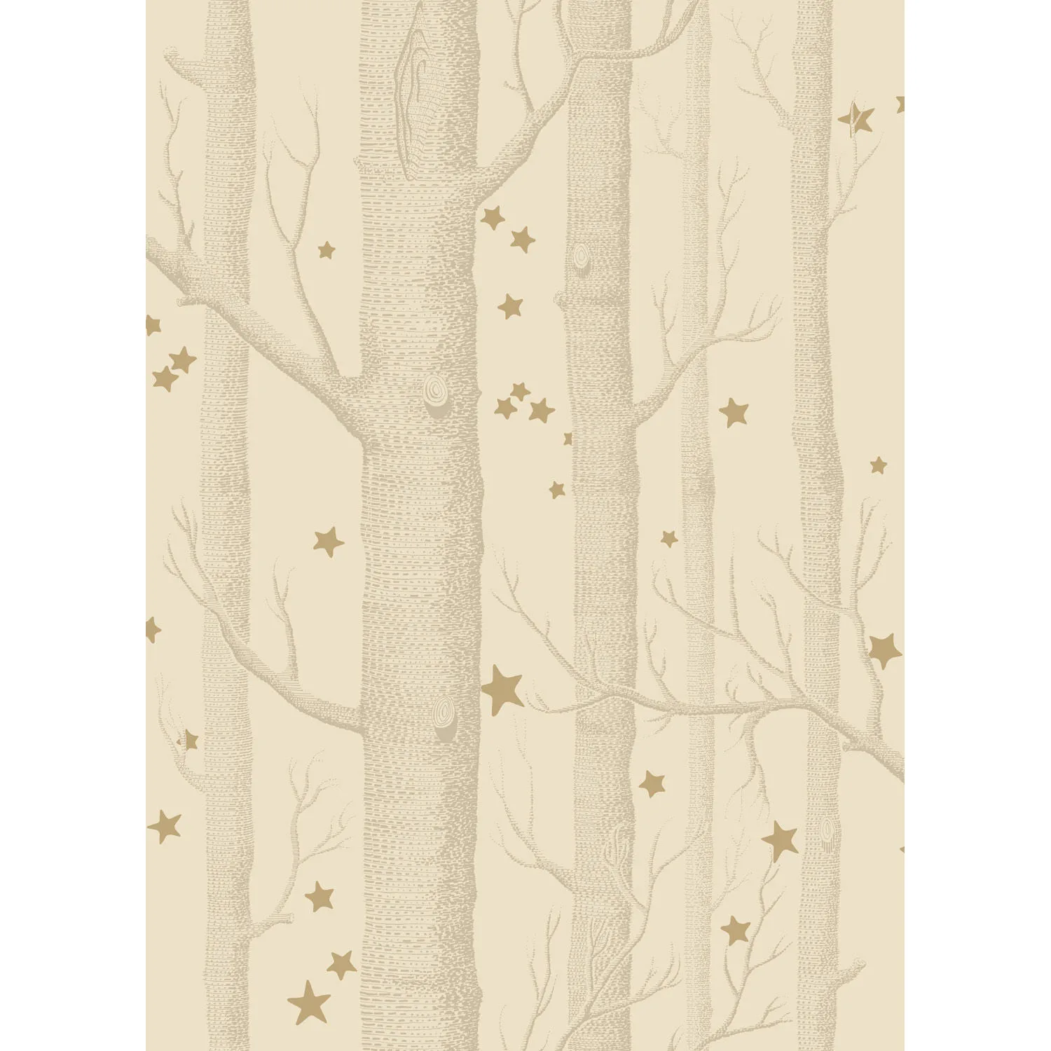 Cole & Son Woods & Stars in Buff/Gold (103/11049.CS.0)