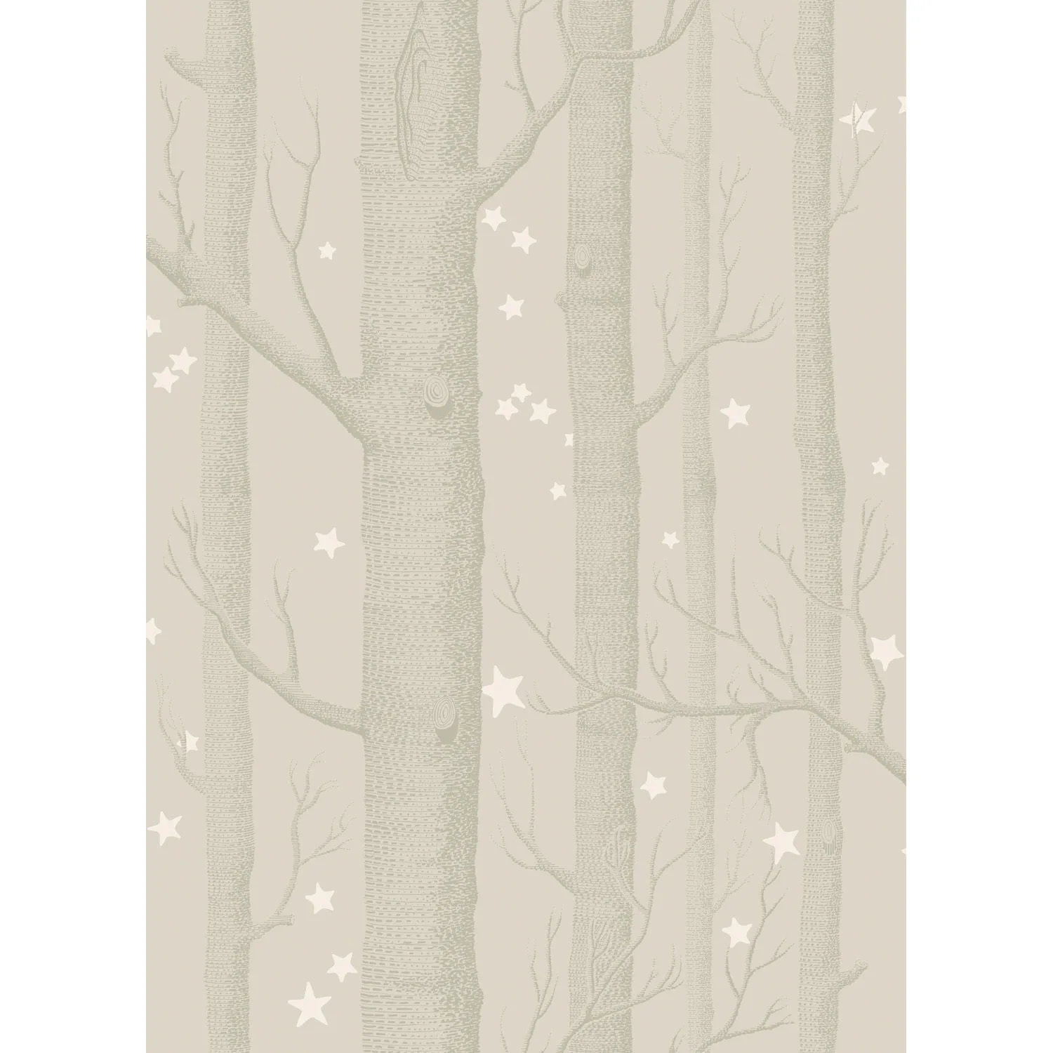 Cole & Son Woods & Stars in Grey (103/11048.CS.0)