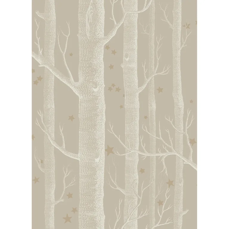 Cole & Son Woods & Stars in Linen (103/11047.CS.0)
