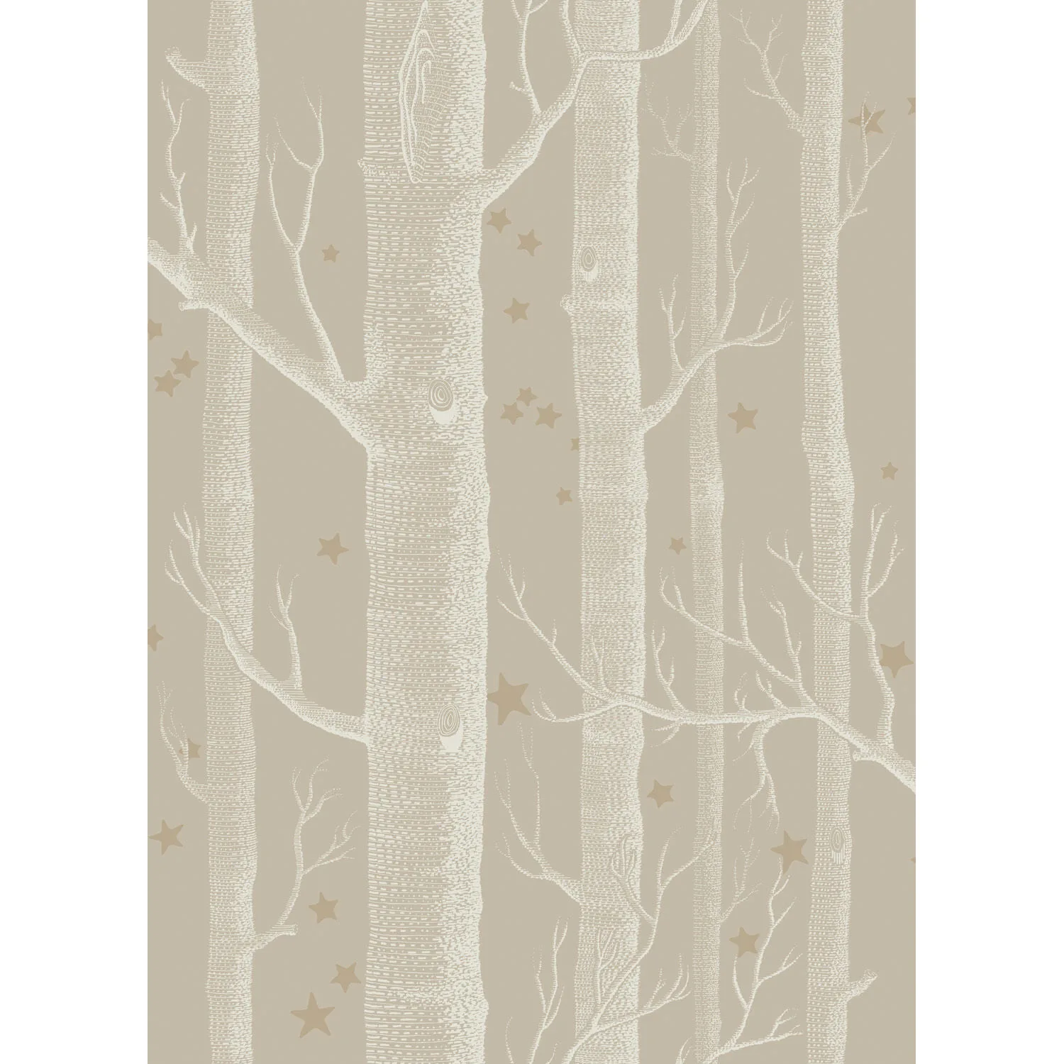 Cole & Son Woods & Stars in Linen (103/11047.CS.0)