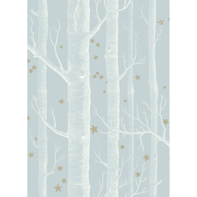 Cole & Son Woods & Stars in Powder Blue (103/11051.CS.0)