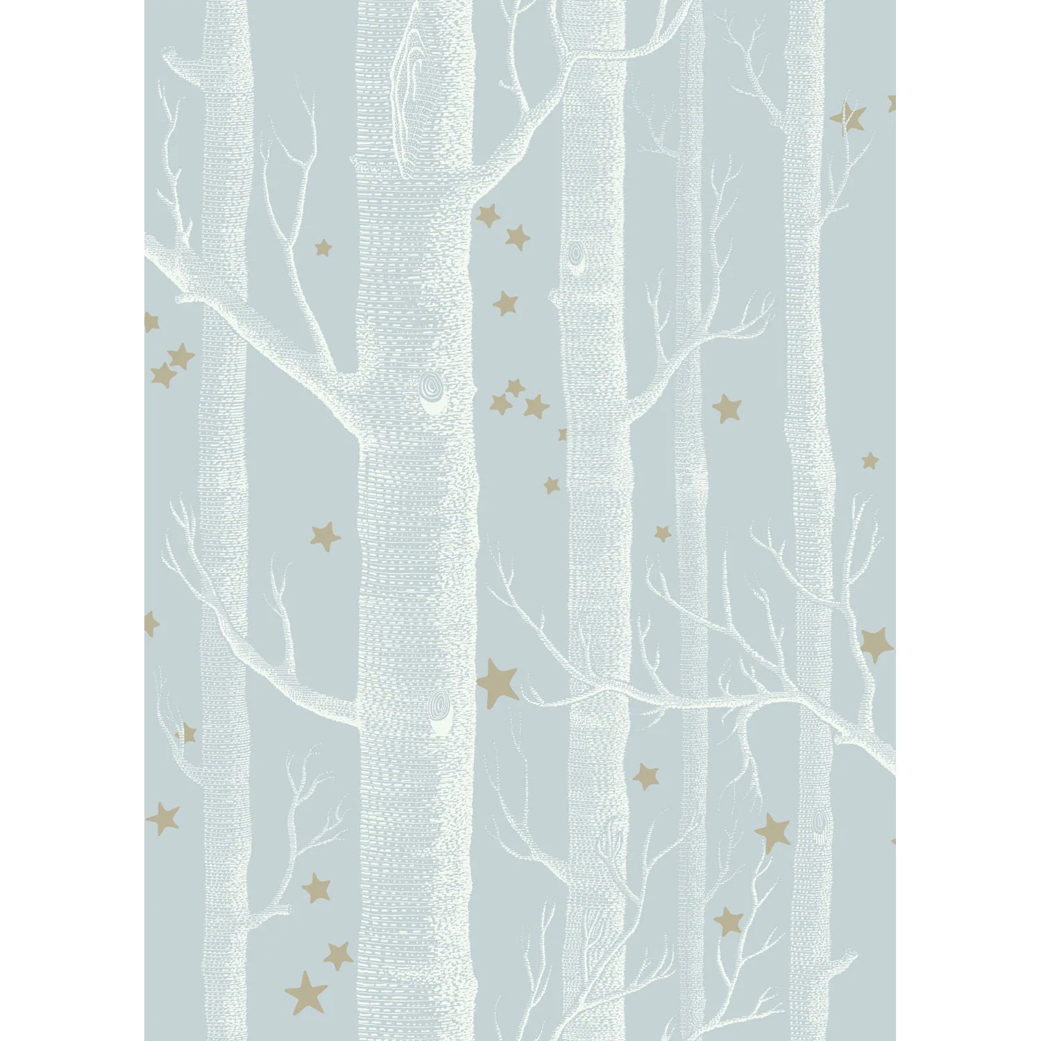 Cole & Son Woods & Stars in Powder Blue (103/11051.CS.0)
