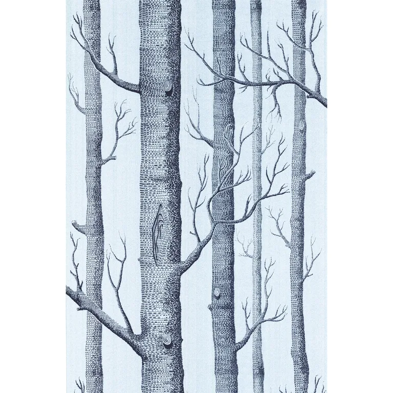 Cole & Son Woods in Choc/Silver (69/12150.CS.0)