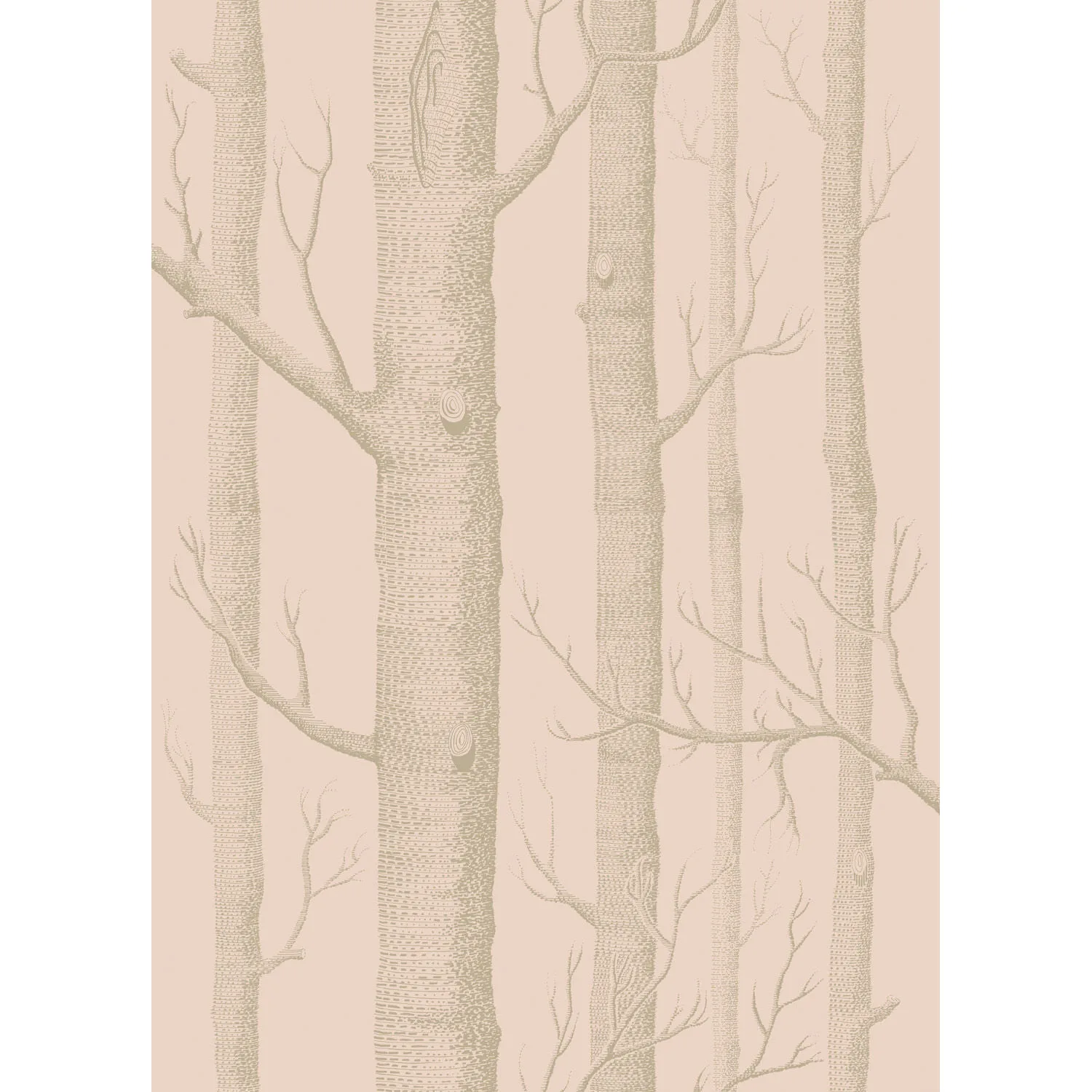 Cole & Son Woods in Pink/Gilver (103/5024.CS.0)