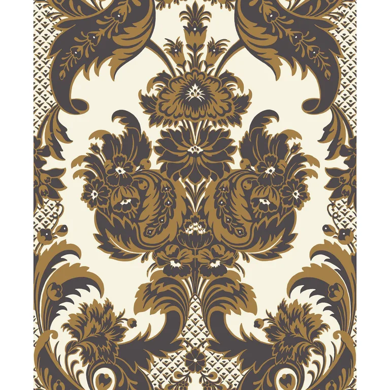 Cole & Son Wyndham in Black & Gold (94/3014.CS.0)