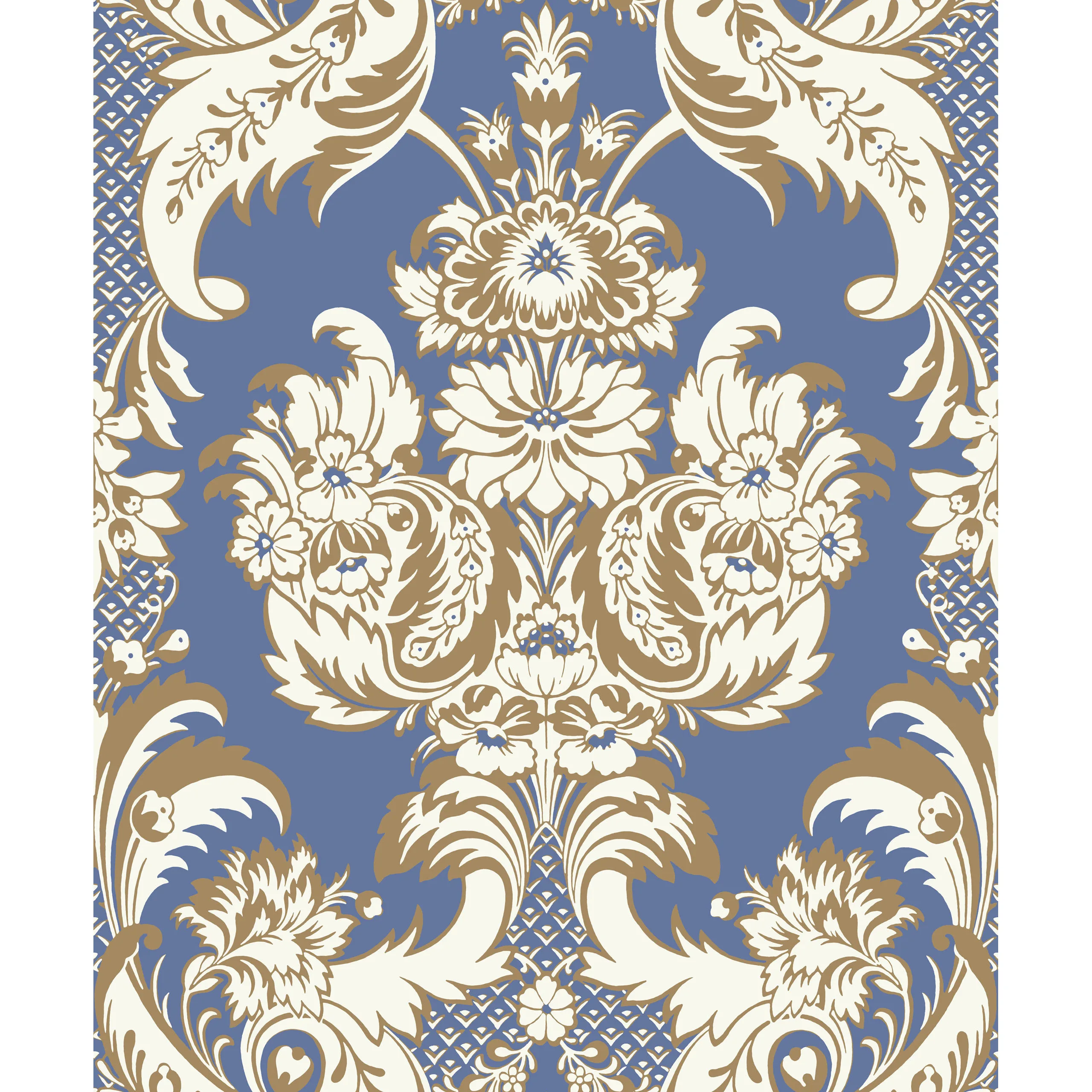 Cole & Son Wyndham in Blue and Gold (94/3016.CS.0)