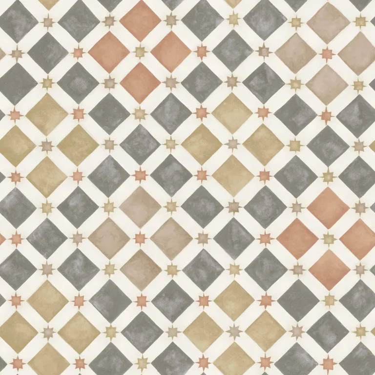 Cole & Son Zellige in Spice & Charcoal (113/11034.CS.0)
