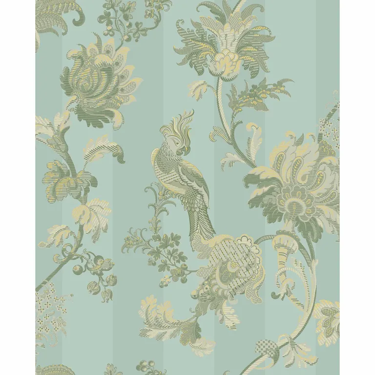 Cole & Son Zerzura in Duck Egg & Olive (113/8020.CS.0)