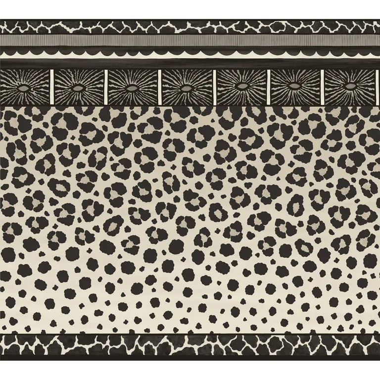 Cole & Son Zulu Border in Black & White (109/13061.CS.0)