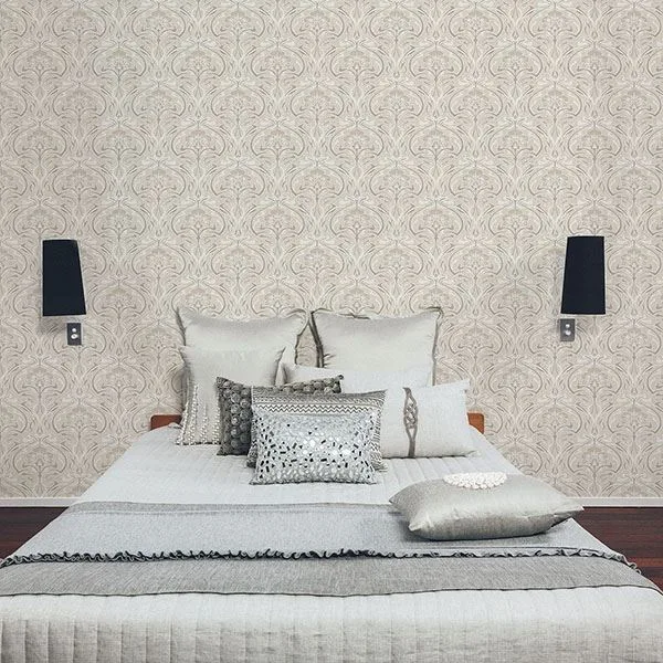 Crown Donovan wallpaper, color Cream, SKU M1197