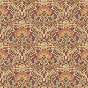 Crown Donovan wallpaper, color Burnt Sienna, SKU M1194