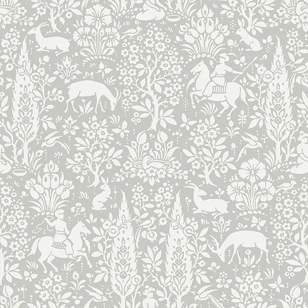 Crown Sherwood wallpaper, color Light Grey, SKU M1168