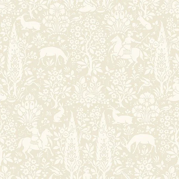 Crown Sherwood wallpaper, color Cream, SKU M1165