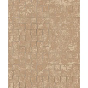 Decorline Cubist wallpaper, color Copper, SKU 2683-23004