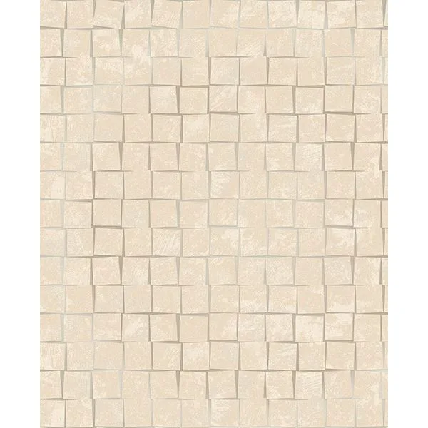 Decorline Cubist wallpaper, color Taupe, SKU 2683-23002