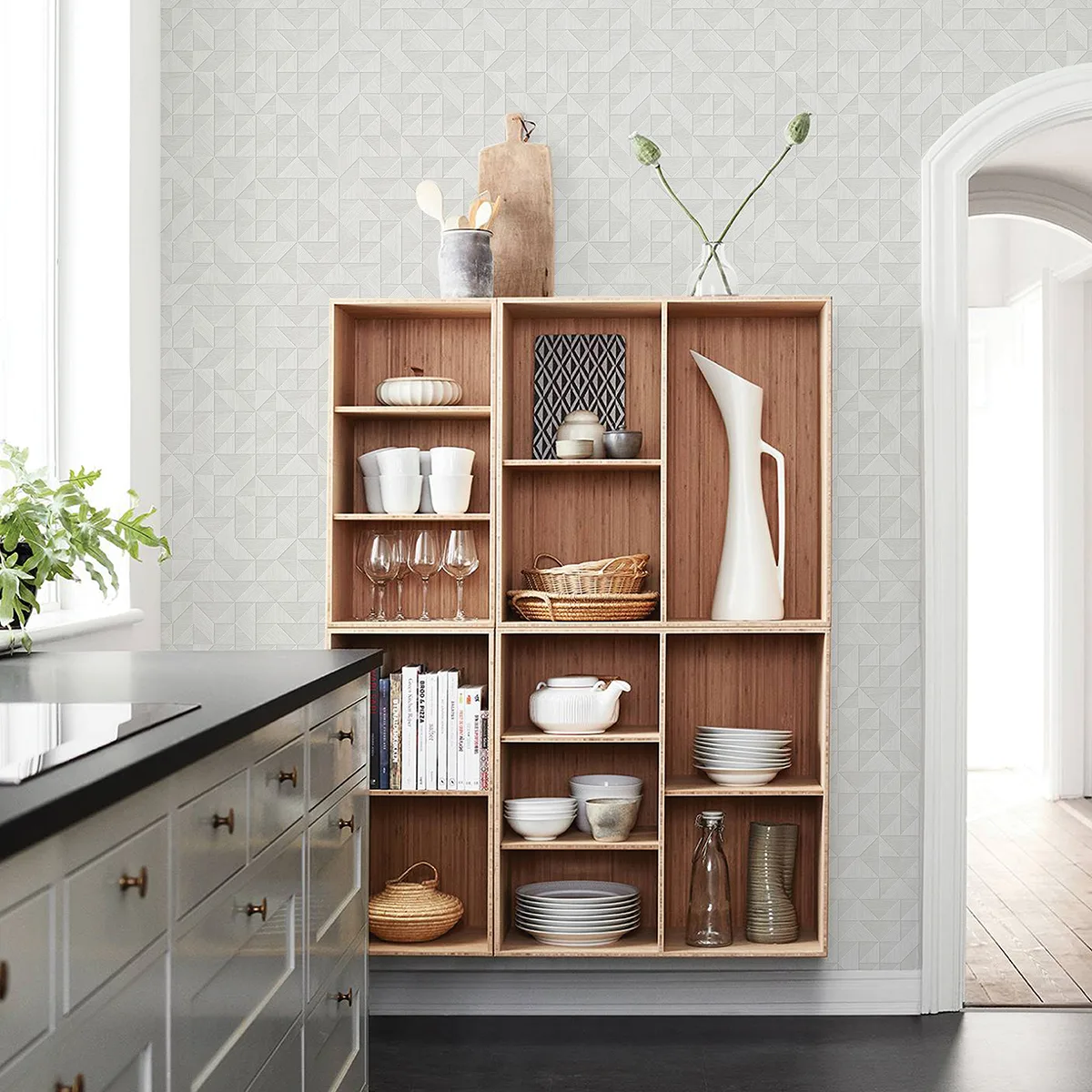 Decorline Gallerie wallpaper, color Light Grey, SKU 2896-25325