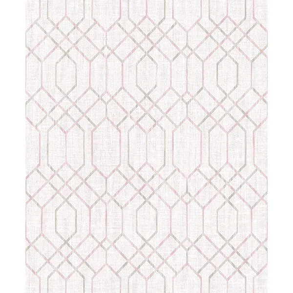 Decorline Lyla wallpaper, color Pink, SKU 2838-AW87731