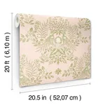 Erin & Ben Cottontail Toile - Pink & Chartreuse Wallpaper | Buy Online Erin & Ben Cottontail Toile wallpaper, color Pink & Chartreuse, SKU PSW1432RL