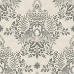 Erin & Ben Cottontail Toile wallpaper, color Linen & Charcoal, SKU PSW1433RL