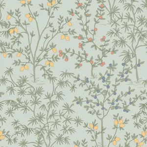 Erin & Ben Lemon Grove wallpaper, color Vintage Duck Egg, SKU PSW1453RL