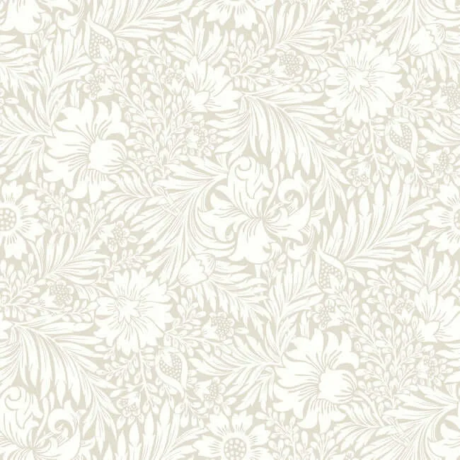 Erin & Ben Modern Acanthus wallpaper, color Wicker, SKU PSW1445RL
