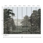 Erin & Ben Scenic Pastures wallpaper, color Morning Light, SKU PSW1456M