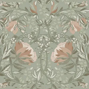 ESTA Home Ester wallpaper, color Sage, SKU DD139419