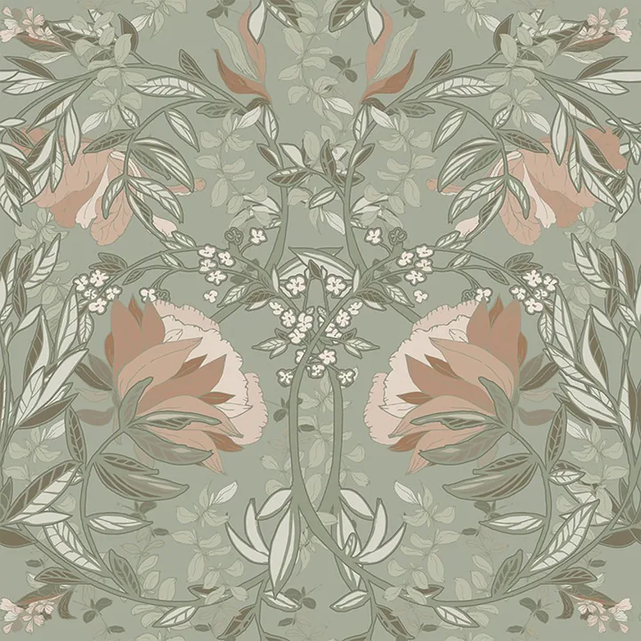ESTA Home Ester wallpaper, color Sage, SKU DD139419
