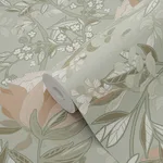 ESTA Home Ester - Sage Wallpaper | Buy Online ESTA Home Ester wallpaper, color Sage, SKU DD139419